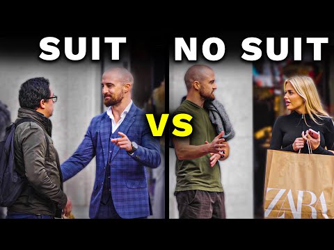 I tested Suit vs No Suit — Do people treat you differently?