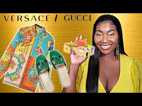 SMALL LUXURY HAUL ✨️ VERSACE AND GUCCI ✨️ NEW SUMMER LUXURY ITEMS