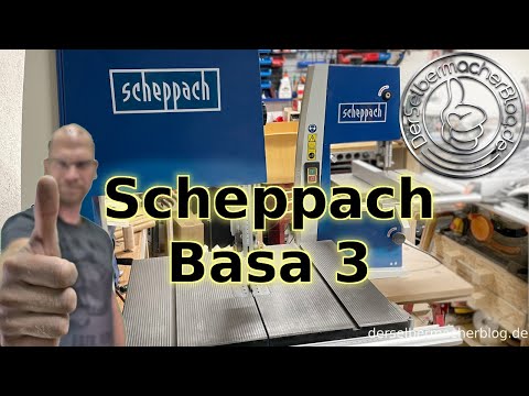 Scheppach Basa 3 Bandsäge (Aufbau, Einstellung und Härtetest mit Hartholz, Anleitung, Unboxing)