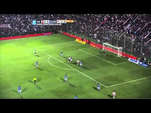 La atajada de Rey. Unión 0 Godoy Cruz 0.Fecha 14.Torneo Primera División 2015.FPT