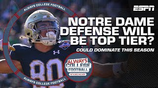 Notre Dame's defense could be one of THE BEST IN THE COUNTRY in 2024 👀 | Always College Football