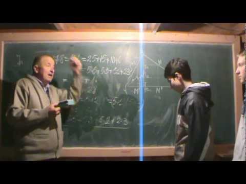 2. A math lesson in Romanian with the online teacher, translated into German by the online studen...