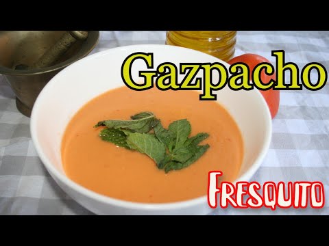 Gazpacho andaluz, fácil, rápido y buenísimo