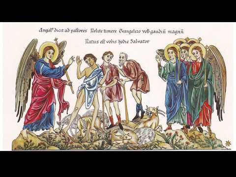 Nativity -- Christmas Story in Biblical Greek from the Gospel of Luke (New Testament)
