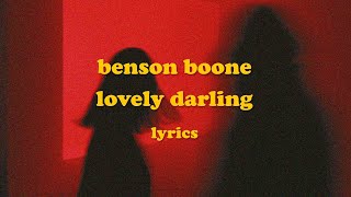 Lovely Darling - Benson Boone (Lyrics)