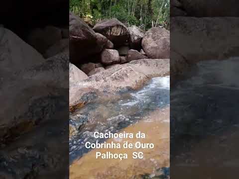 Cachoeira da Cobrinha de Ouro. Palhoça SC