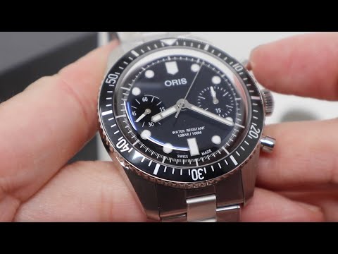 ORIS DIVERS SIXTY-FIVE CHRONOGRAPH WATCH 01 771 7791 4054-07 8 20 18