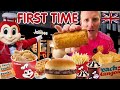 English guy tries Jolibee for the first time in the UK! Filipino Fast Food in the UK Chicken Joy!