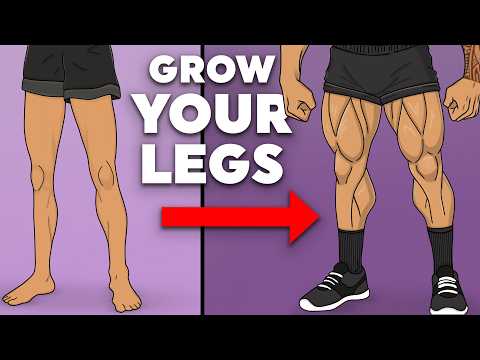 How To Build BIGGER Legs At Home (FULL WORKOUT- NO Equipment)