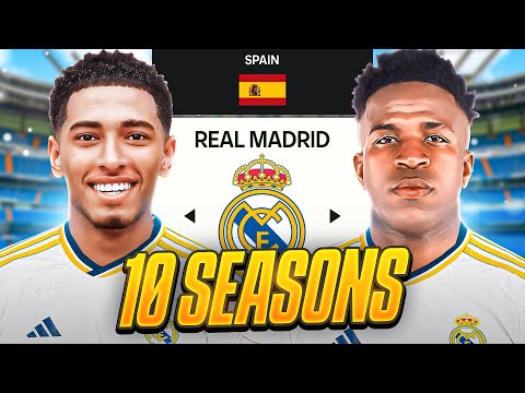 I Takeover Real Madrid For 10 Seasons & Break ALL RECORDS!