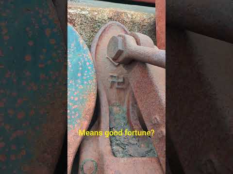 Interesting fact I didn't know🤔the reversed swastika#swastik#anchor#ships #whatareuduing