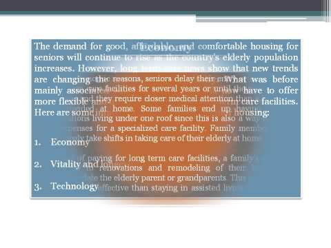 Long Term Care News: Senior Housing in 2013