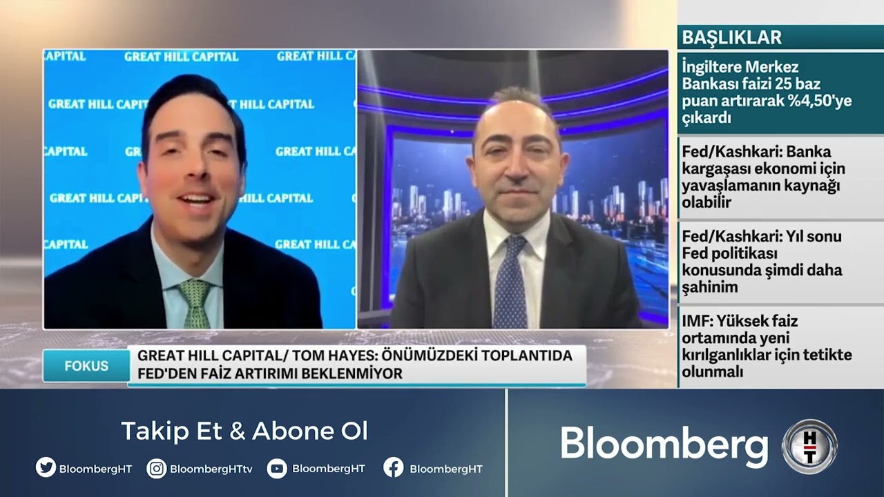 Tom Hayes - Bloomberg HT TV Appearance - 5/12/2023