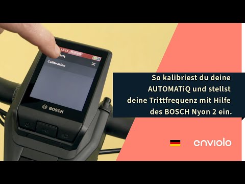 So kalibriest du deine AUTOMATiQ und stellst deine Trittfrequenz mit Hilfe des BOSCH Nyon 2 Disp...