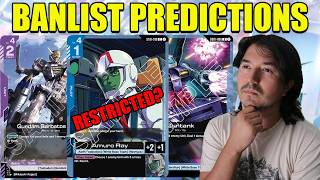 New Gundam Card Game Banlist Predictions
