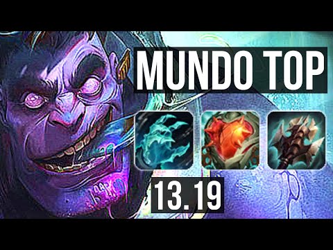 MUNDO vs RUMBLE (TOP) | 2.2M mastery, 600+ games | NA Master | 13.19