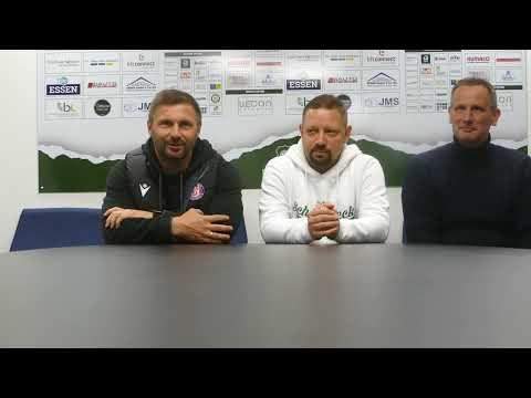 Pressekonferenz SpVg Schonnebeck - Wuppertaler SV (0:1, Achtelfinale Niederrheinpokal 2025/26)