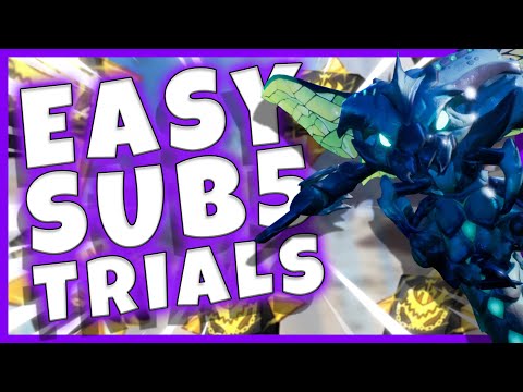 Dauntless Rezakiri trials - EASIEST sub 5 build and guide