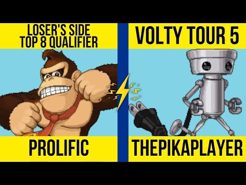 Prolific (DK) vs. ThePikaPlayer (Chibi) - SSF2 Loser's Round 5 - Volty Tour 5