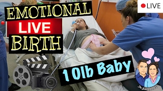 EMOTIONAL LIVE BIRTH !!! (BIRTH VLOG) NATURAL BIRTH!!!
