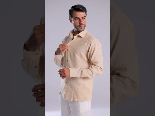 قميص كريم بورليه - Creme brulee shirt