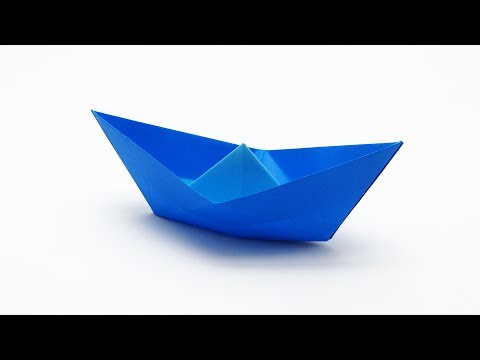 ORIGAMI BOAT (Traditional model)