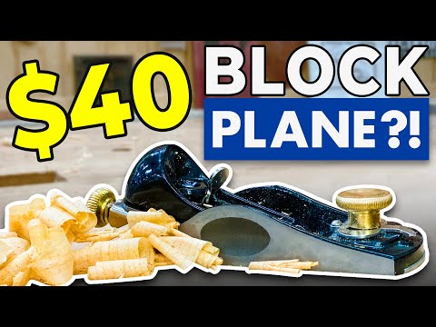 $40 Block Plane | Tune-up & Sharpening