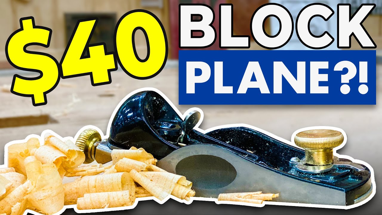 $40 Block Plane | Tune-up & Sharpening