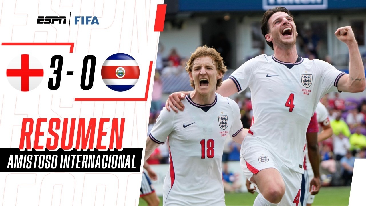 SHOW Y PALIZA INGLESA PARA LLEGAR AL MUNDIAL CON UNA SONRISA | Inglaterra 3-0 Costa Rica | RESUMEN