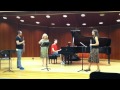 Paula Robison Masterclass at Juilliard - Copland Duo - IWCMF 2011