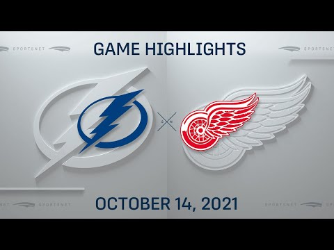 NHL Highlights | Lightning vs. Red Wings - Oct. 14, 2021