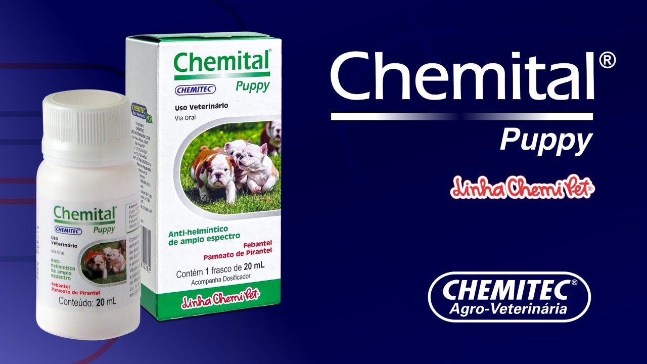 Vermífugo CHEMITAL PUPPY | Chemitec®