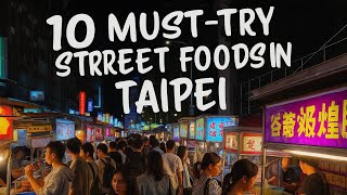 🇹🇼 10 Must-Try Street Foods in Taipei Night Markets | Best Taiwanese Food Tour 🍢🍠
