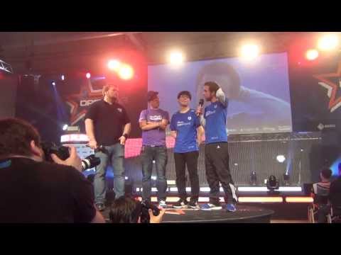 DreamHack Open: Summer 2013: iNcontroL interviewing TLO and Taeja on Stage
