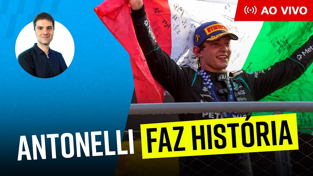 GP da Itália 2026: Vitória de Antonelli. Tudo que aconteceu na corrida | Live do Splash and Go. #f1
