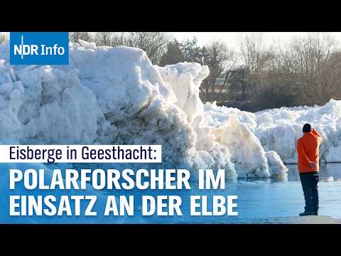 Geesthacht: Forscher erkunden Eisberge an der Elbe | NDR Info