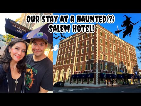 Salem’s Haunted Hawthorne Hotel!👻 Our Overnight Stay!🖤 Room Tour, The Tavern, & Heading Home!✨