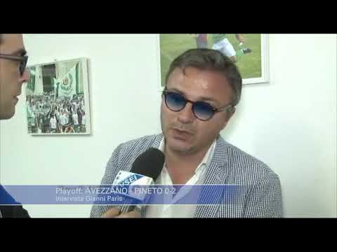 Playoff Serie D. Avezzano - Pineto 0-2: Gianni Paris