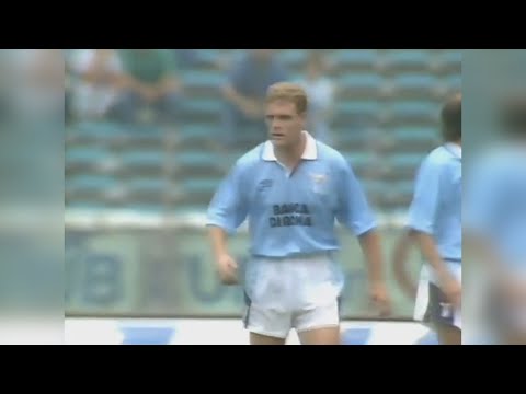 Paul Gascoigne Lazio Debut