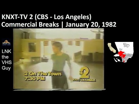 KNXT-TV 2 (CBS) Commercial Breaks | 1/20/1982