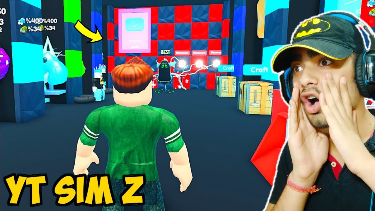 Upgrading *MY STUDIO* In YouTube Simulator Z Roblox!