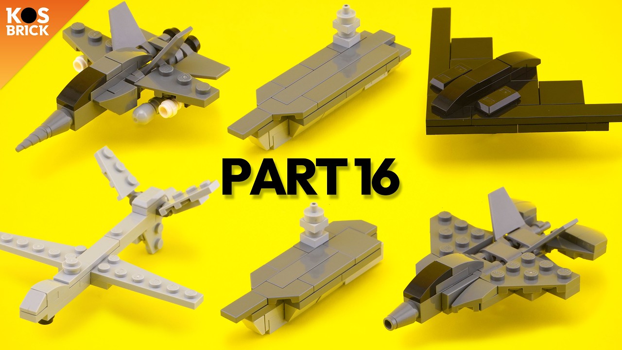 Lego Military Mini Vehicles - Part 16 (Tutorial)