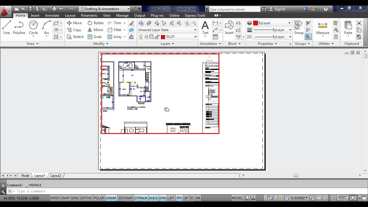 AutoCAD - Impressão em Escala