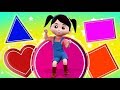 формы песня для детей геометрические фигуры Shapes Song Learn 