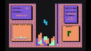 ATARI XL / XE += THE WARSAW TETRIS
