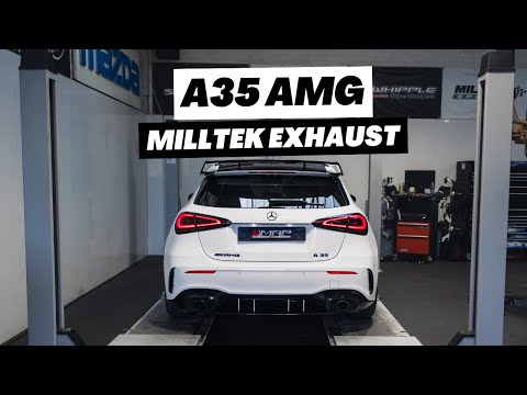 Mercedes A35 AMG - Milltek Secondary Downpipe [Before & After Sound]