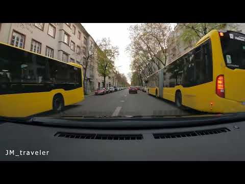 Driving around Berlin, Steglitz-Zehlendorf To Kantstraße🇩🇪