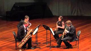 Glazunov Saxophone Quartet Movement I - 22SQ Saxophone Quartet