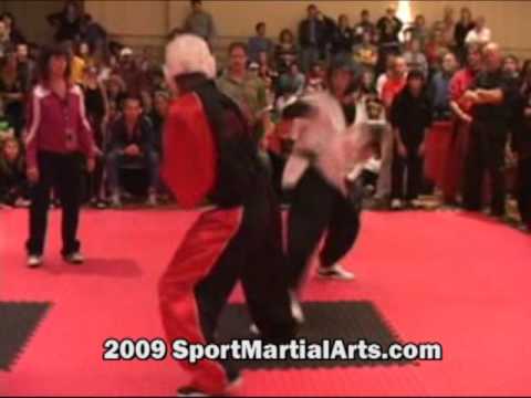 Kodaq Wray v Mike Welch - Men's LW point sparring - 2009 Diamond Nationals