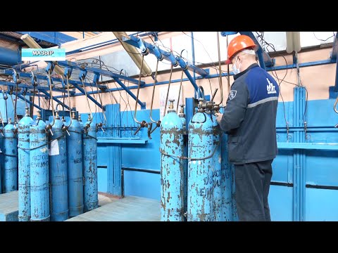 Мозырский НПЗ в семь раз увеличил производство медицинского кислорода  видео